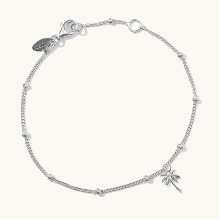 Palm Tree Bracelet Silver